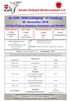 24. KVN „Oldie-Lehrgang“ in Lüneburg 05. November 2016