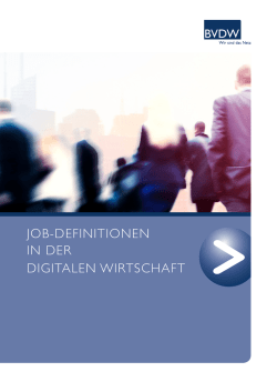 job-definitionen in der digitalen wirtschaft