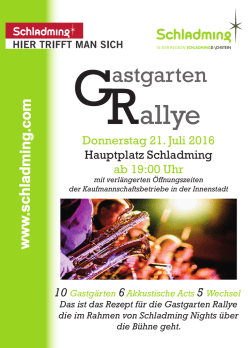 GRastgarten - Schladming