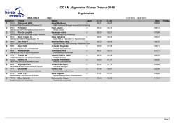OÖ LM Allgemeine Klasse Dressur 2016