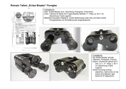 Romain Talbot „Errtee Biopter“ Fernglas