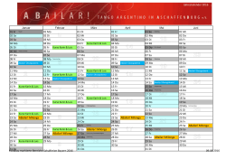 Jahreskalender 2016