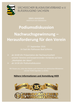 Herausforderung für den Verein