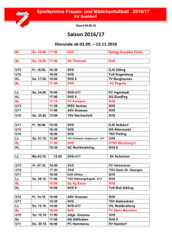 Saison 2016/17