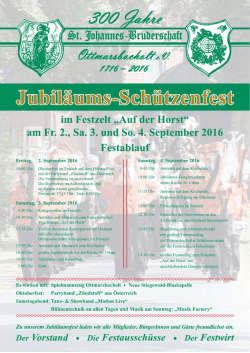 jubilaeumsfest2016_plakat - St. Johannes Bruderschaft