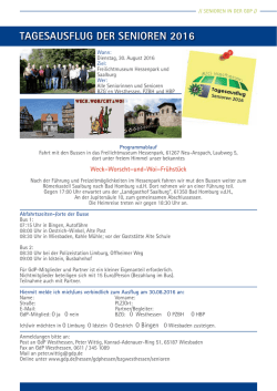Infos zum Ausflug