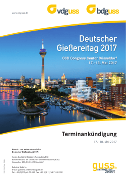 Deutscher Gießereitag 2017