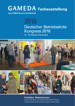 Deutscher Betriebsärzte Kongress 2016