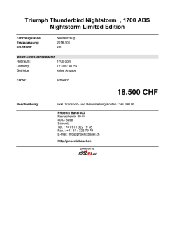 Detailansicht Triumph Thunderbird Nightstorm €,€1700