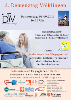 Informieren! Engagieren! Helfen!