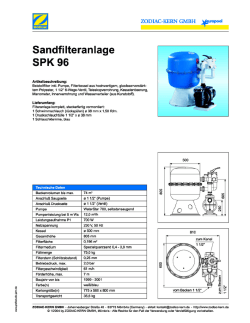 SPK 96 - Schwimmbadtechnik