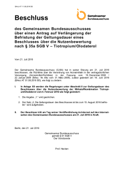 Beschlusstext (29,0 kB, PDF) - Gemeinsamer Bundesausschuss