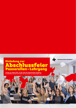 Abschlussfeier - Kantonsschule Solothurn
