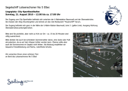 Informationen zum Liegeplatz des