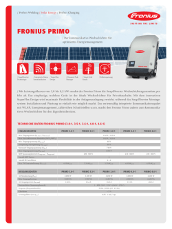 Technische Daten Fronius Primo 3.6-1