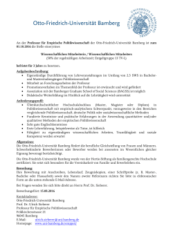 Dokument - Universit&auml;t Bamberg