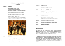 Einladung Programm - Solidaritätshaus St.Gallen