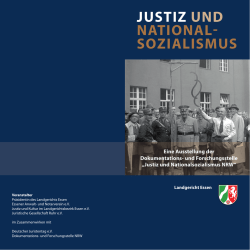 justiz und national sozialismus