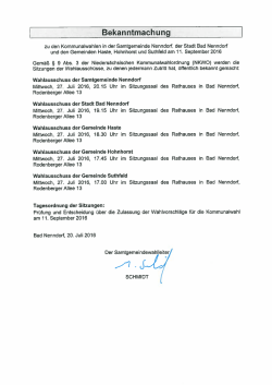 mehr... - Samtgemeinde Nenndorf