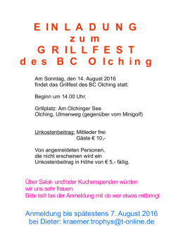 Grillfest 2016