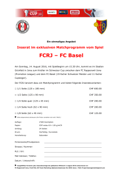 Dokument als PDF herunterladen - FC Rapperswil-Jona