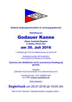 Godauer Kanne - Godauer Seglergemeinschaft