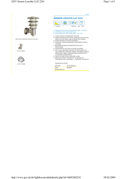 sensor-leuchte lle 2241