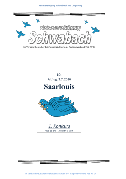 Saarlouis - RV-Schwabach und Umgebung
