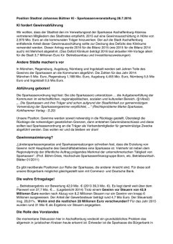 Position Stadtrat Johannes Büttner