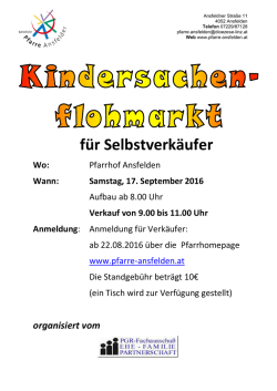 Information - Pfarre Ansfelden