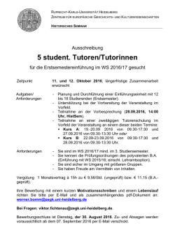 historisches seminar - Universit&auml;t Heidelberg