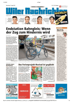 11.8.2016 ePaper http://wn.zehnder.ch/eweb/imageprint