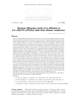 3 solid state lithium conductors