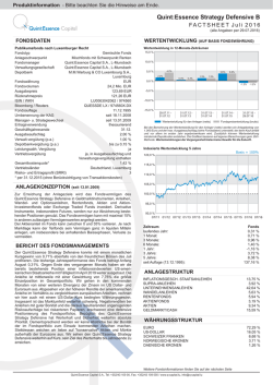 Factsheet mit Zahlen, Daten und Einzelheiten