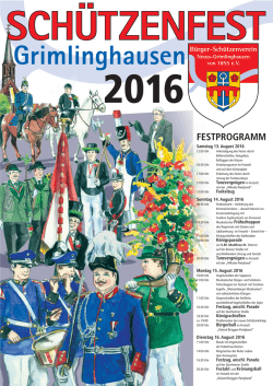 FESTPROGRAMM