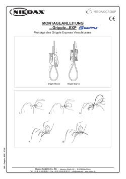 MONTAGEANLEITUNG ...Gripple...EXP
