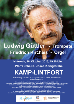 Ludwig Güttler - Trompete KAMP-LINTFORT - St. Josef Kamp