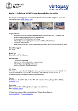 Habilitationsstelle Radiologie