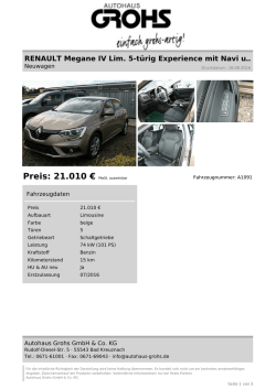 Inserat drucken - Autohaus Grohs