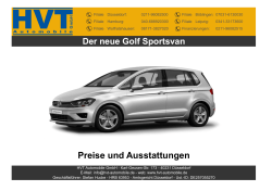 Golf Sportsvan - HVT Automobile GmbH