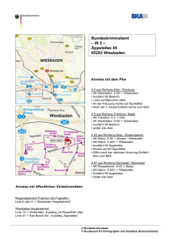 Bundeskriminalamt –W 2 – Äppelallee 45 65203 Wiesbaden
