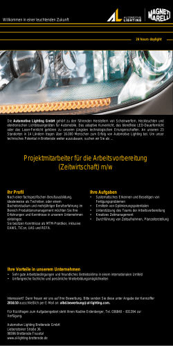 PDF herunterladen - Automotive Lighting Brotterode