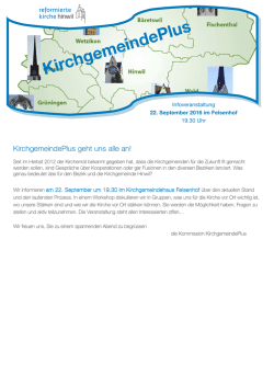 Infoveranstaltung KG+ vom 22. September 2016.pub
