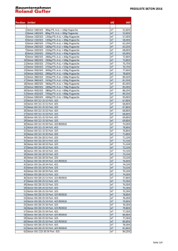 downloadPreisliste Beton 2016