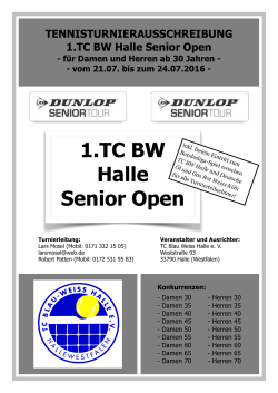 1.TC BW Halle Senior Open