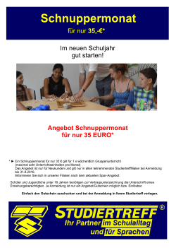 Infos... - Studiertreff