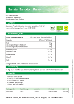 Sanatur Sanddorn Pulver