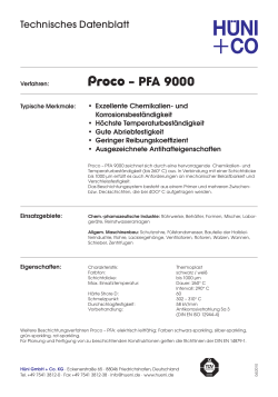 PFA 9000 - Hüni+Co