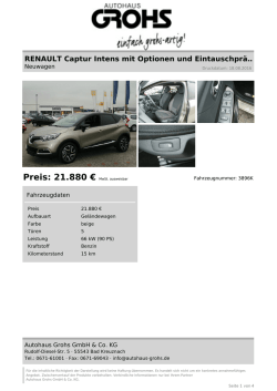 Inserat drucken - Autohaus Grohs