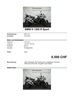 Detailansicht BMW K 1200 R Sport